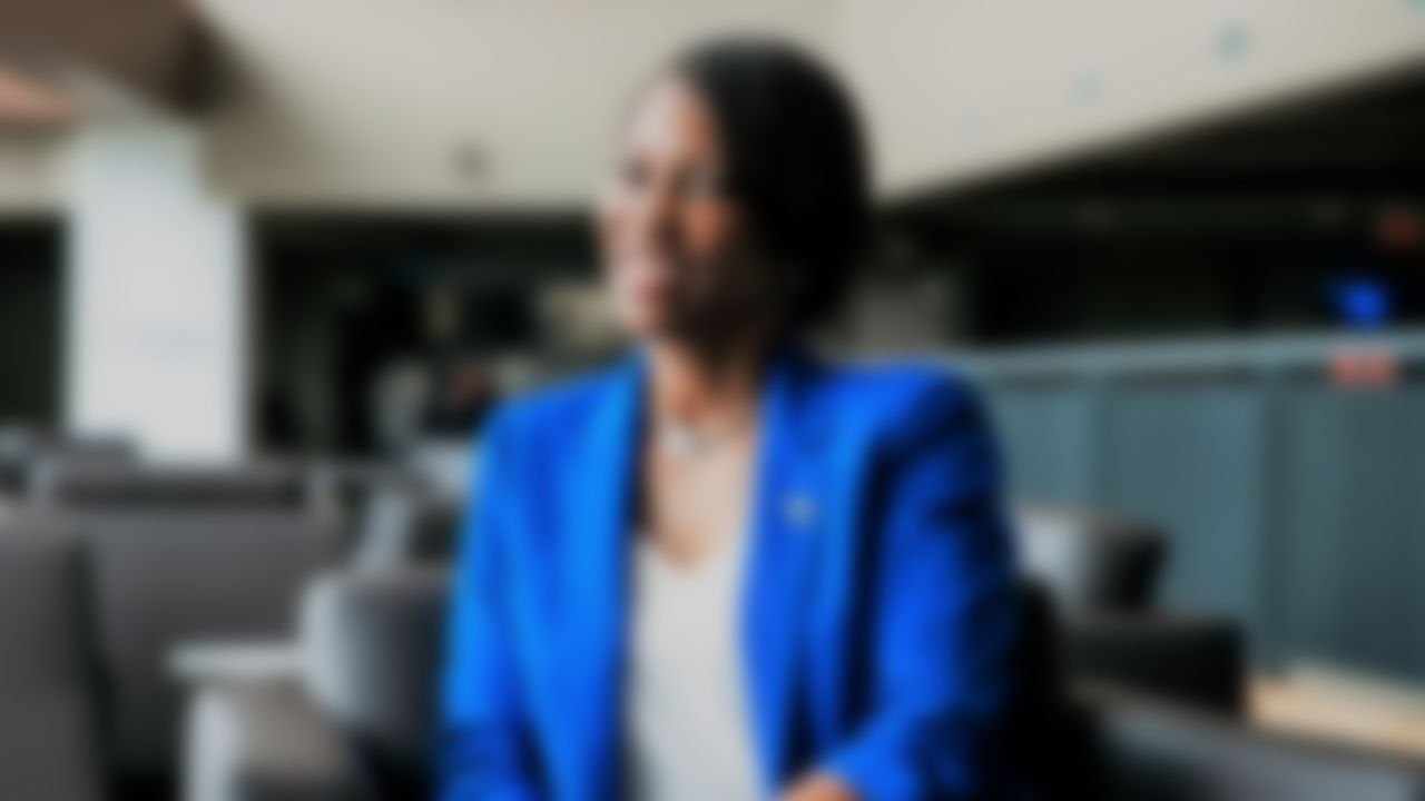 In 1997, Tina Tuggle began working for the then-Tennessee Oilers as a receptionist before transitioning into player development. Thought of as a job for men, particularly former players, Tuggle was the only woman with the title of director of player development when she took the job in 2007. She has been an inspiration for women in the sport and wants those entering the industry to remember that they are qualified and they belong. Today, Tuggle is the VP of community impact for the Titans.