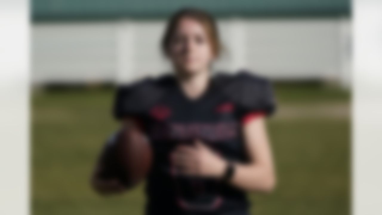 Sam Gordon started playing tackle football at 9 years old and has been a staunch advocate for the sport ever since. In high school, Gordon led a legal battle advocating for girls' tackle football to be sanctioned as an official sport in her home state of Utah. Now, at age 20, she serves on the advisory board of the X League, a professional 7-on-7 women's football league.